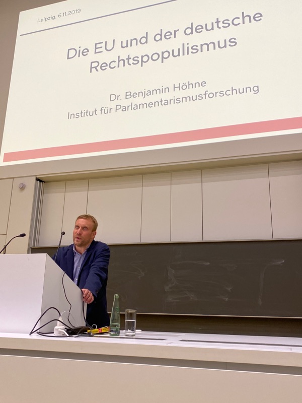 Dr. Höhne im Nieperbau zu EU und Rechtspopulismus