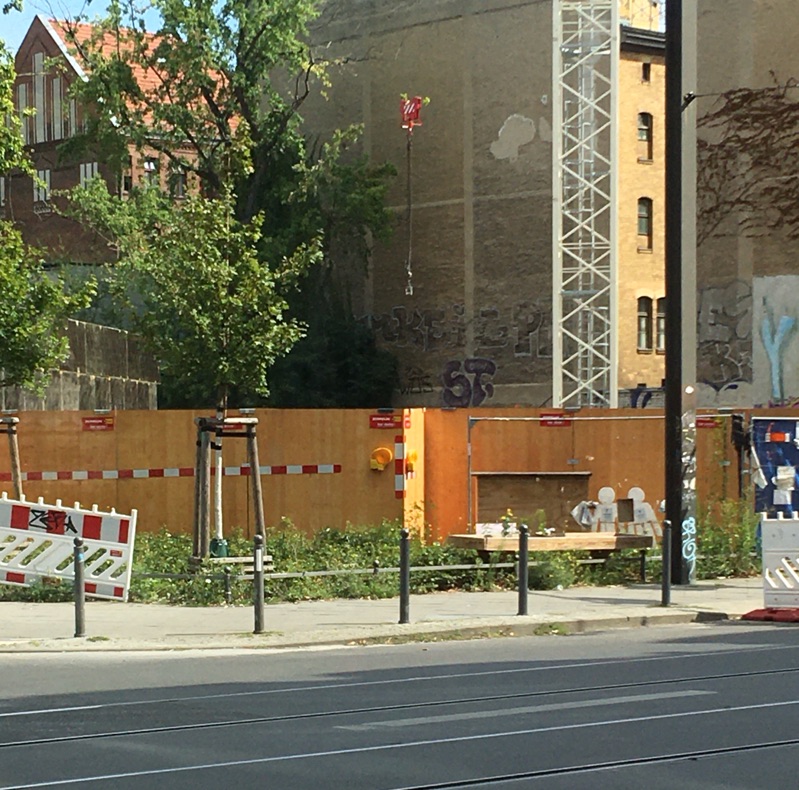 Neue Baustelle in Mitte