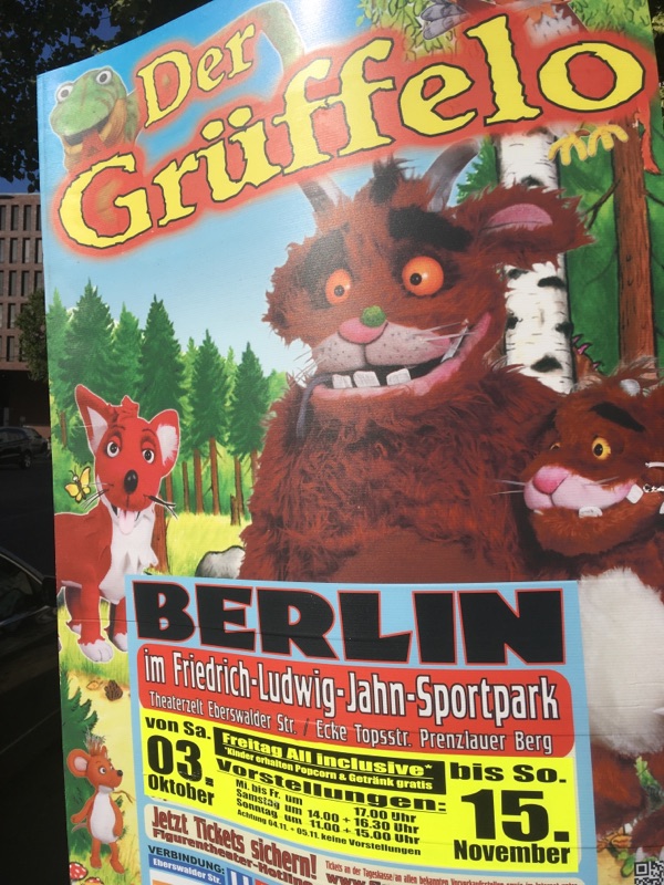 Der Grüffelo kommt nach Berlin Mitte