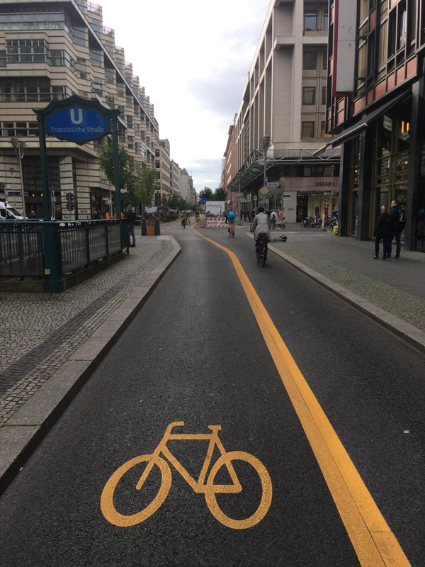 Friedrichstraße wird zur Fahrradstraße
