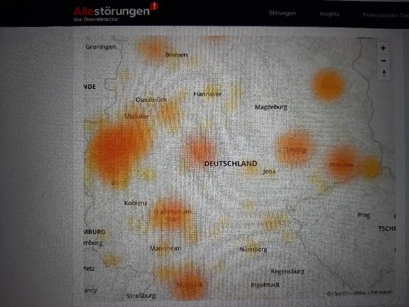 Großflächige Internetstörung in Leipzig 