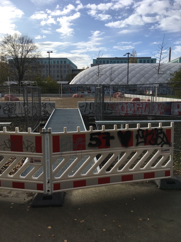 Spielplatz im Park am Nordbahnhof — Dauerbaustelle