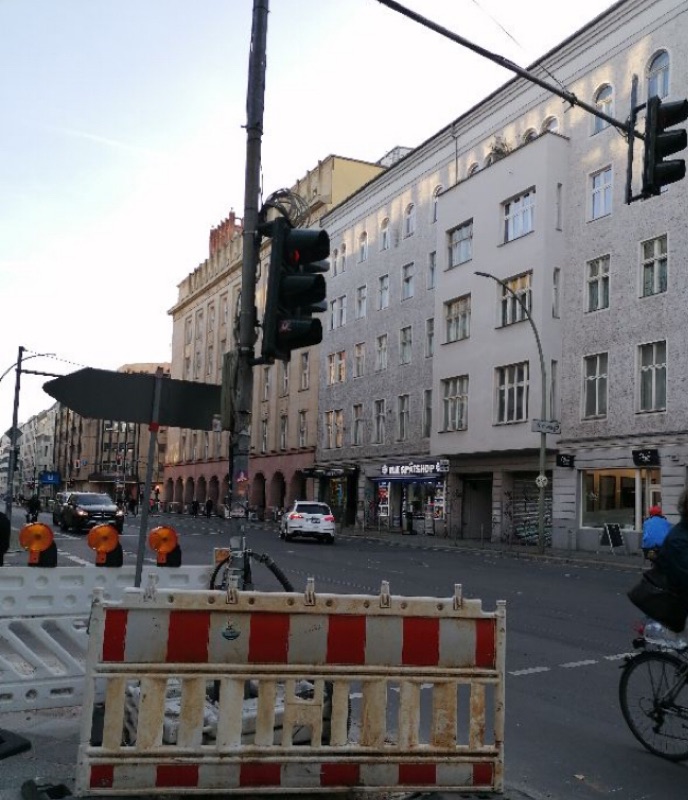 Ampel an der Chausseestraße wieder in Betrieb