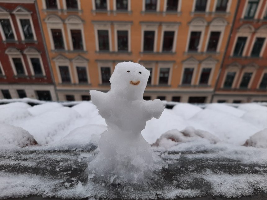 Neuer Schneemann gesichtet!