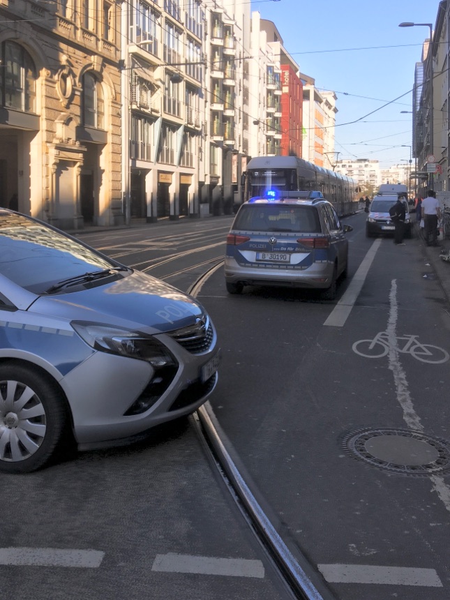 Unfall auf der Invalidenstrasse 