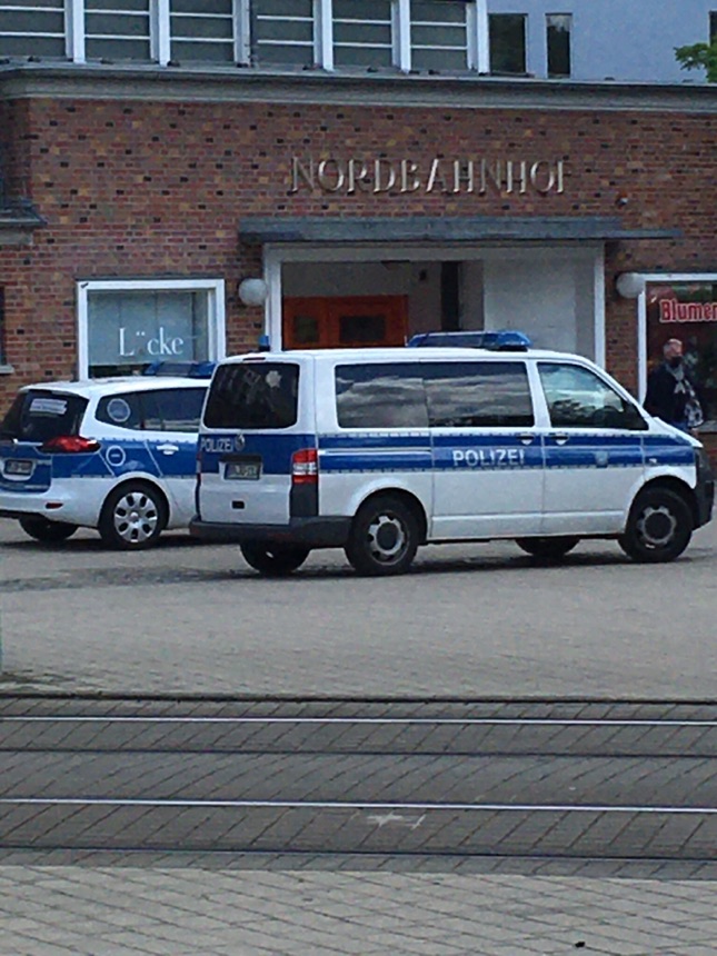 Polizei-Einsatz am Nordbahnhof