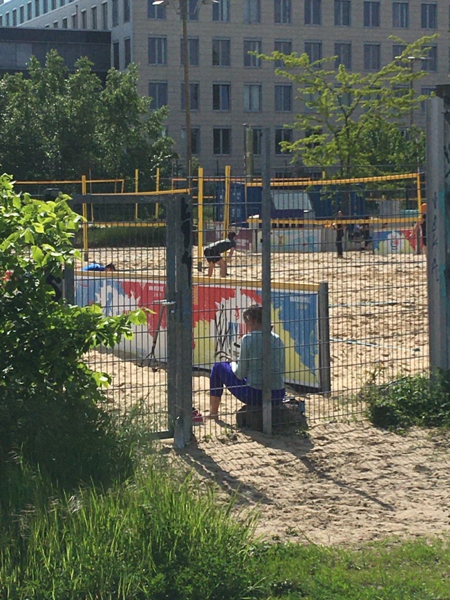 Beach-Volleyball am Park am Nordbahnhof 