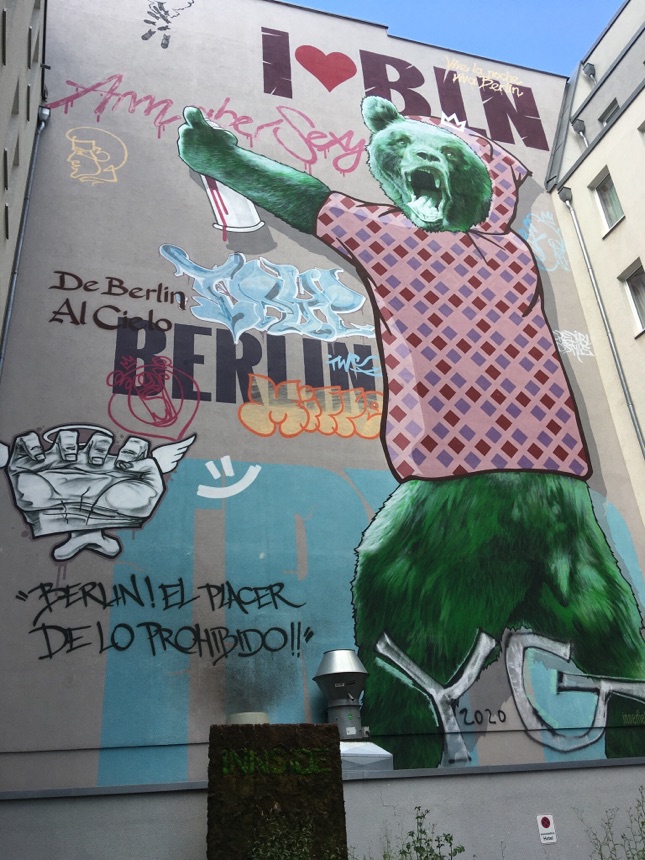 Berliner Bär als Graffiti