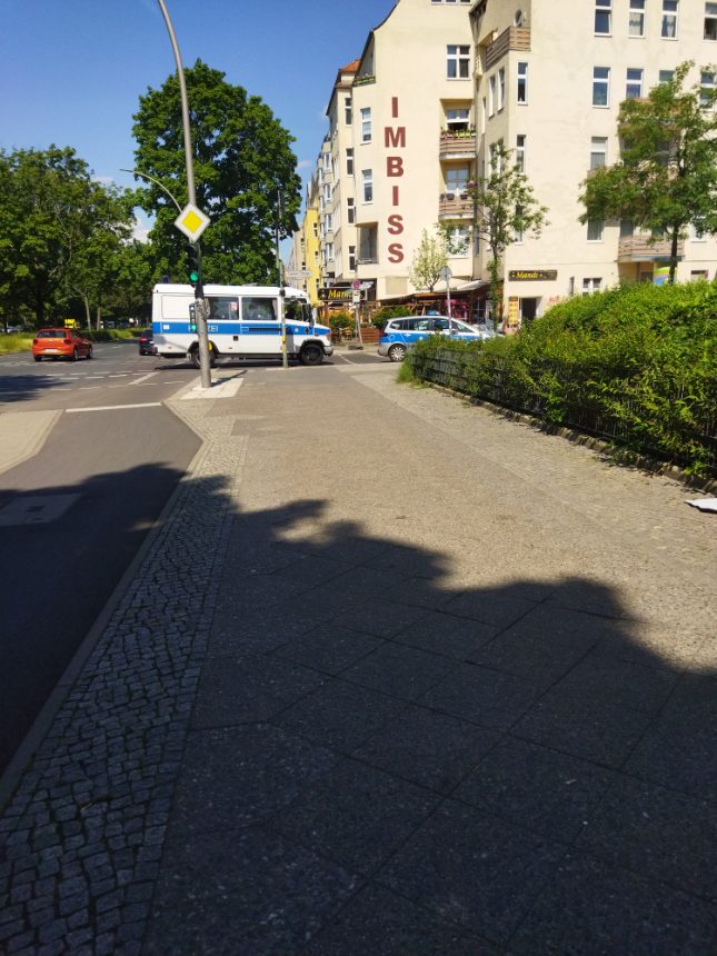 Polizeieinsatz in Seestraße
