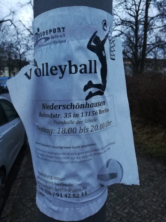 Freie Plätze beim Volleyball