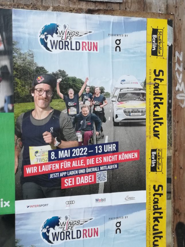 Wings for Life World Run am 8. 5
