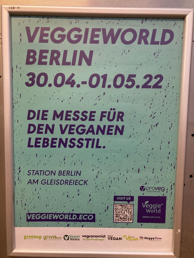 Veggieworld Berlin findet wieder statt